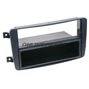 Radioblende 2-Din Blackmit Fach