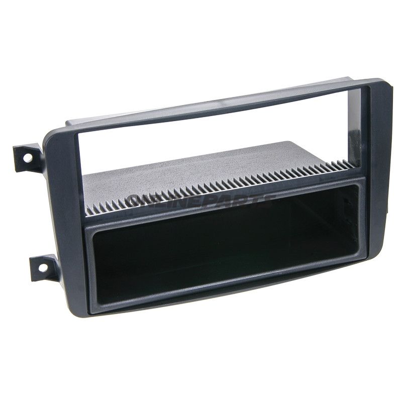 Radioblende 2-Din Blackmit Fach
