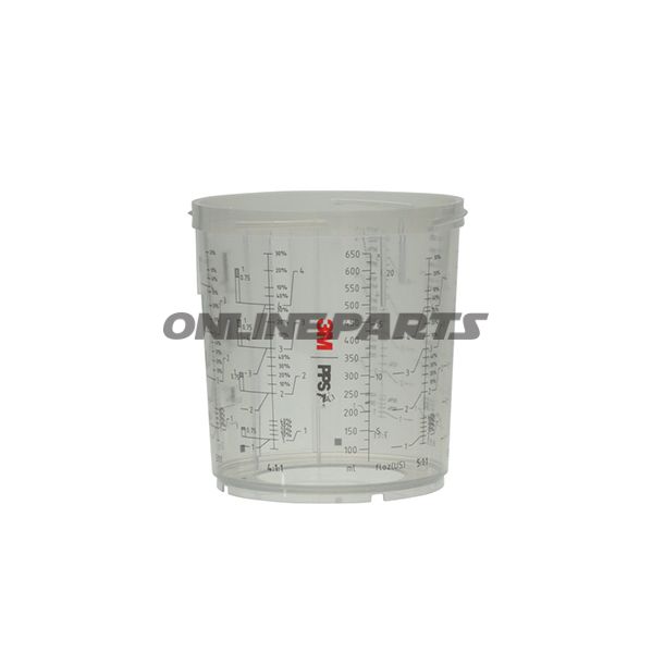 Pps Becher Mit Ring 0.65Lm Aufbew Verschluss 3M