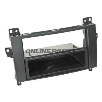 Radioblende 2-Din Blackmit Fach