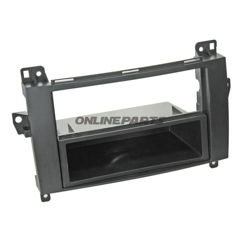 Radioblende 2-Din Blackmit Fach