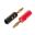 Bananenstecker-Kit 10Mm21 Red / 1 Black Gold