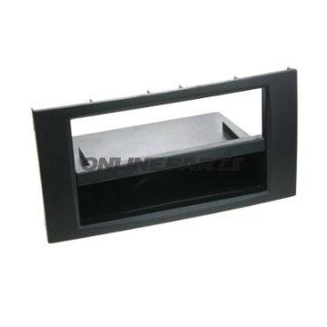 Radioblende 2-Din Blackmit Fach