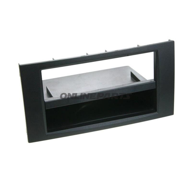 Radioblende 2-Din Blackmit Fach