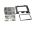 Radioblende 2-Din Black
