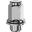 Wheel Nut M12x1.5 Fb 21Silver Pkg 10 Pcs