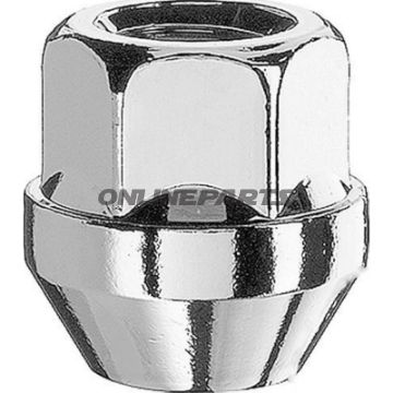 Wheel Nut M12x1.5 Ke 19Silver Pkg 10 Pcs