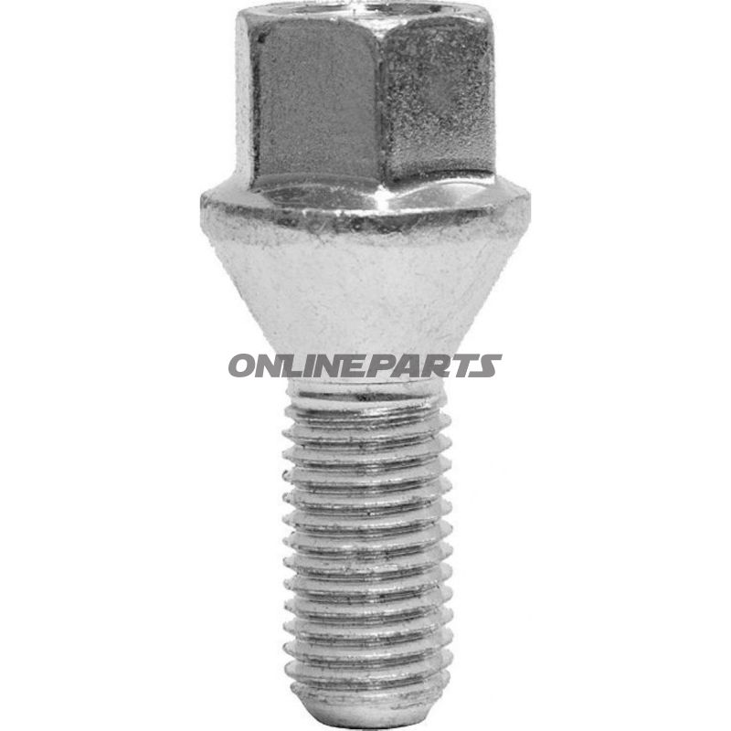Wheel Nut M12x1.25X26 Ke17silver Pkg 10 Pcs