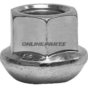 Wheel Nut M14x1.5 Ku 19Silver Pkg 10 Pcs