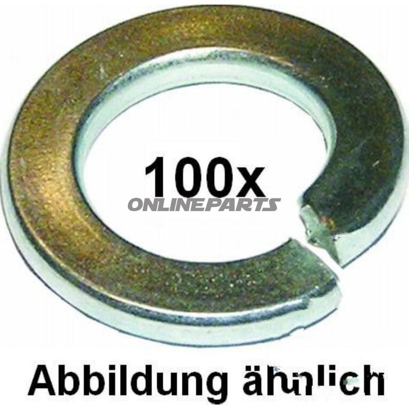 Fjederskive Vz M4 127Pack Contains 100 Pieces See Also 4791927