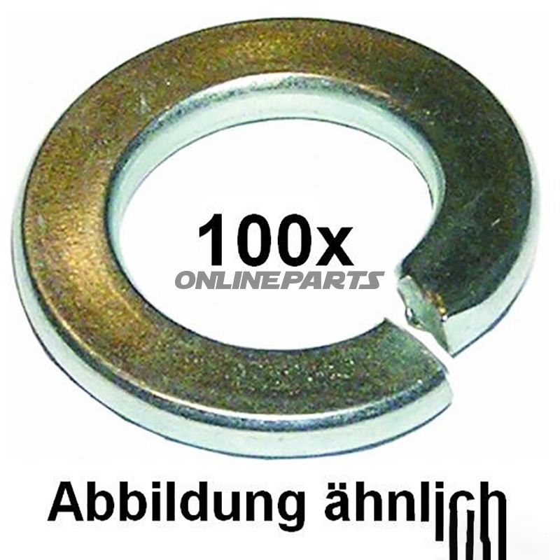 Fjederskive Vz M6 127Pack Contains 100 Pieces See Also 4791943