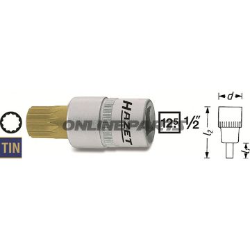 Insert Vielzahn 1/2 M14length 58Mm