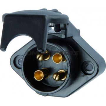 Socket 4-Pin Plactic 24Vanhänger