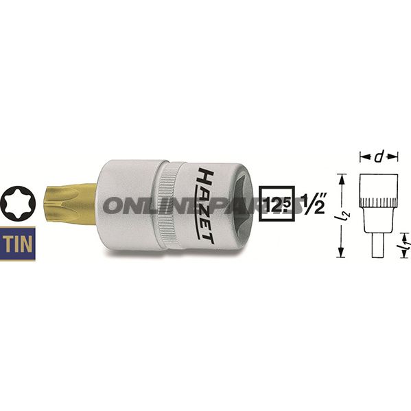 Insert Torx 1/2 T60length 56Mm