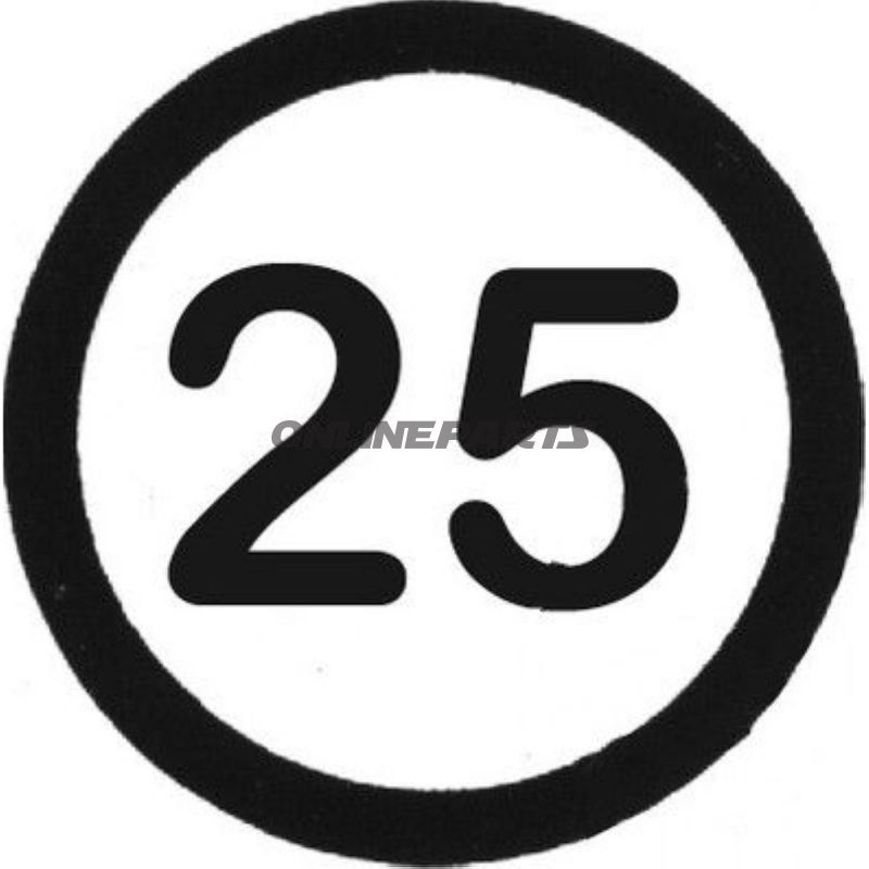 Km-Sign 200Mm Alu  25