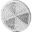 Round Reflector White 60Mmhella Self Adhesive
