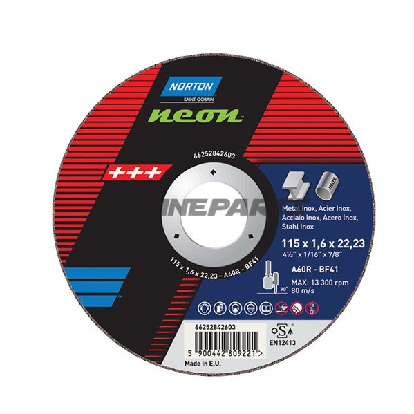 Grinding Cutting Disc 115X1.0 Metalsee Also 5649629 Metal Stainless Steel Thin Sheets