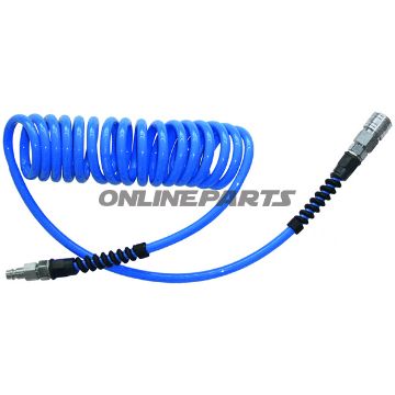 Spiralschlauch Pu 10X6.5 6 Mmit Kupplung Und Nippel