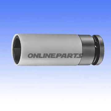Kraft-Stecknuss 6 Kant 1/2 Zoll 19 Mm Jmpummantelt Length 85 Mm