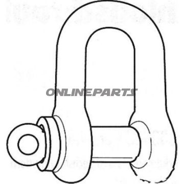 Shackle 13Mm+Bolt 1/2