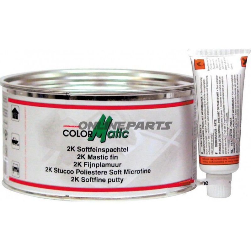 2K Softfeinspachtel 2000Ginklusive Haerter Colormatic