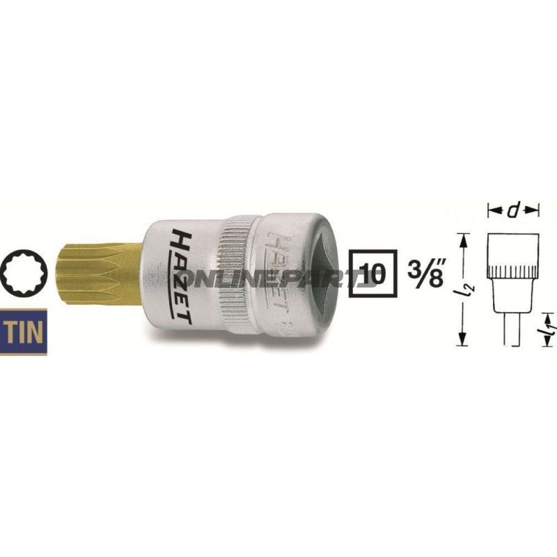 Insert Vielzahn 3/8 M6length 40Mm
