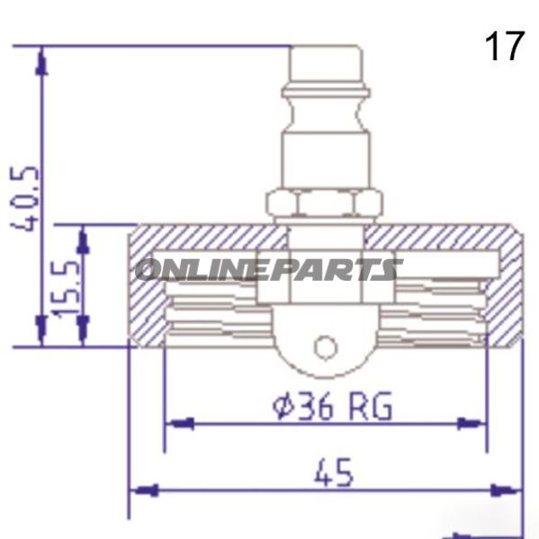 Connector Cover Nr.17Ate 03.9302-0799.2