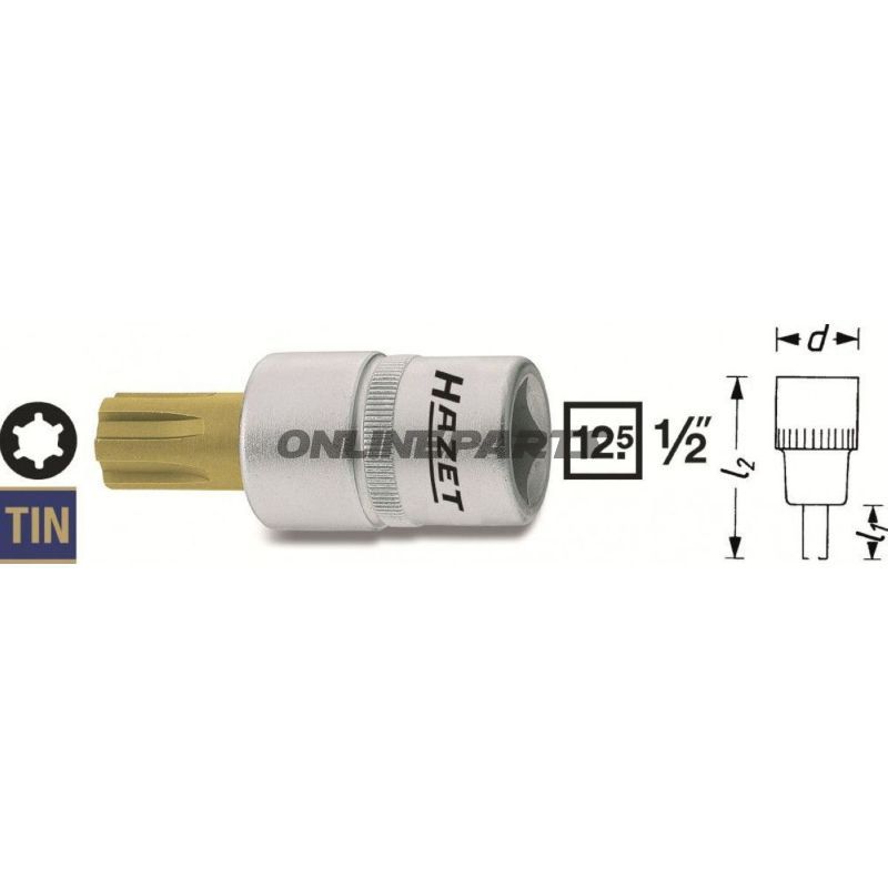 Insert Ribe 1/2 M6length 63Mm