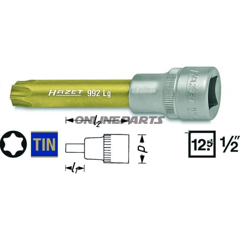 Insert Torx 1/2 T50 Longlänge 100 Mm