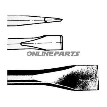 Flat Chisel6-Kant 10Mm