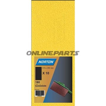 Sandpaper Stripes 115X280 K40sb-Packung 10 St G131f Ungel