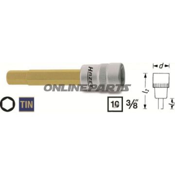 Insert Hexagon 3/8 10 Longlänge 85 Mm
