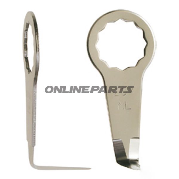 Messer Kit Fein 209 2Stckl Form Verzahnt 38 Mm
