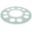 Rear Sprocket Alu 52 Tooth Pitch 525 Silveresj Inner Diameter 120 Bolt Spacing 140