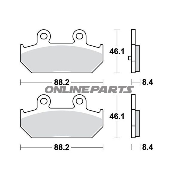 Brake Pads Std Trw Lucasalternative: 7320556