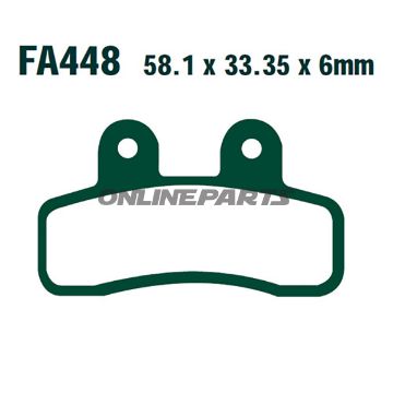 Brake Pads Std Ebc Fa448