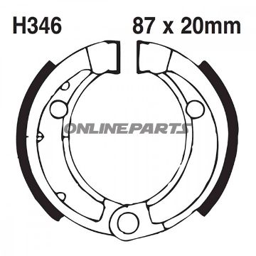 Brake Shoes Inc Springs Ebc Fa482tt