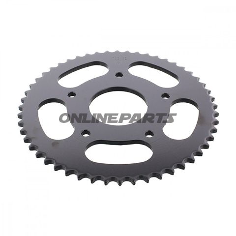 Rear Sprocket 52 Tooth Pitch 420 Blackinner Diameter 062 Bolt Spacing 110