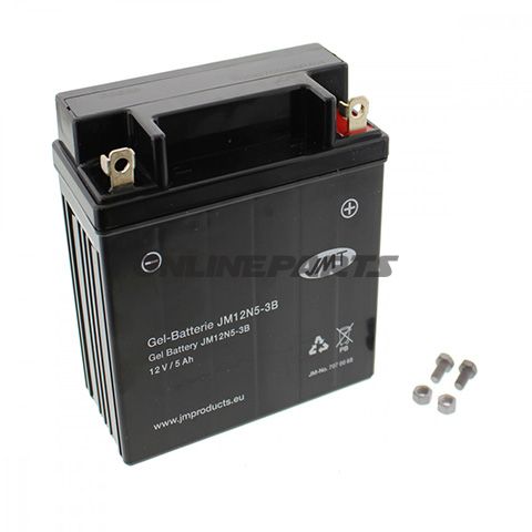 Battery Motorcycle 12N5-3B Gel Jmtsee Also 7078157, 7073158, 7070069