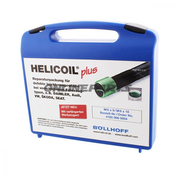 Thread Repair Heliplus M6x9+12For Injektorschraube