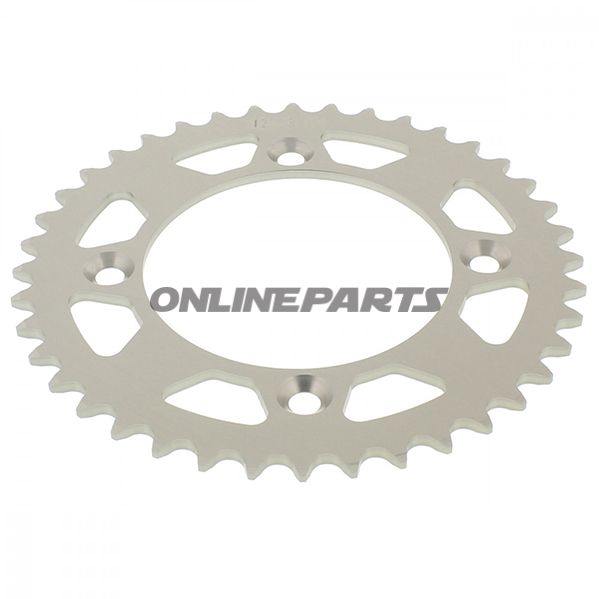 Rear Sprocket Alu 40 Tooth Pitch 415 Silveresjot Inner Diameter 090 Bolt Spacing 110