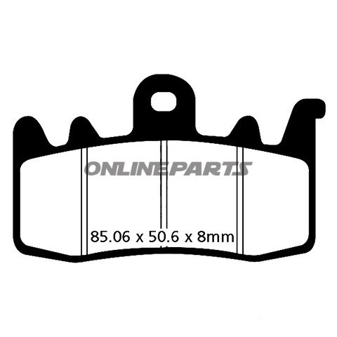 Brake Pads Std Ebc Fa630