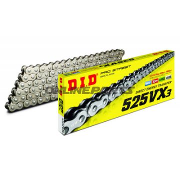 Did X-Ring Chain S&S525vx3/116Open Chain With Rivet Link