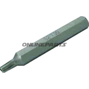 Bit Torx T55 mit BOHRUNG 10 mm 6 Kant Länge 75MM