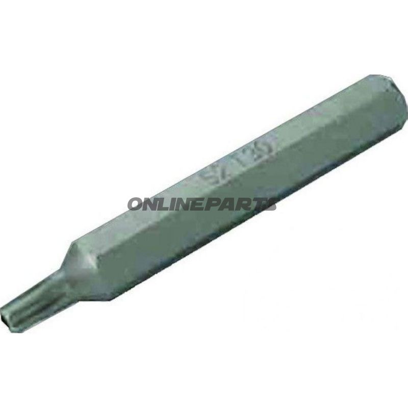 Bit Torx T55 mit BOHRUNG 10 mm 6 Kant Länge 75MM