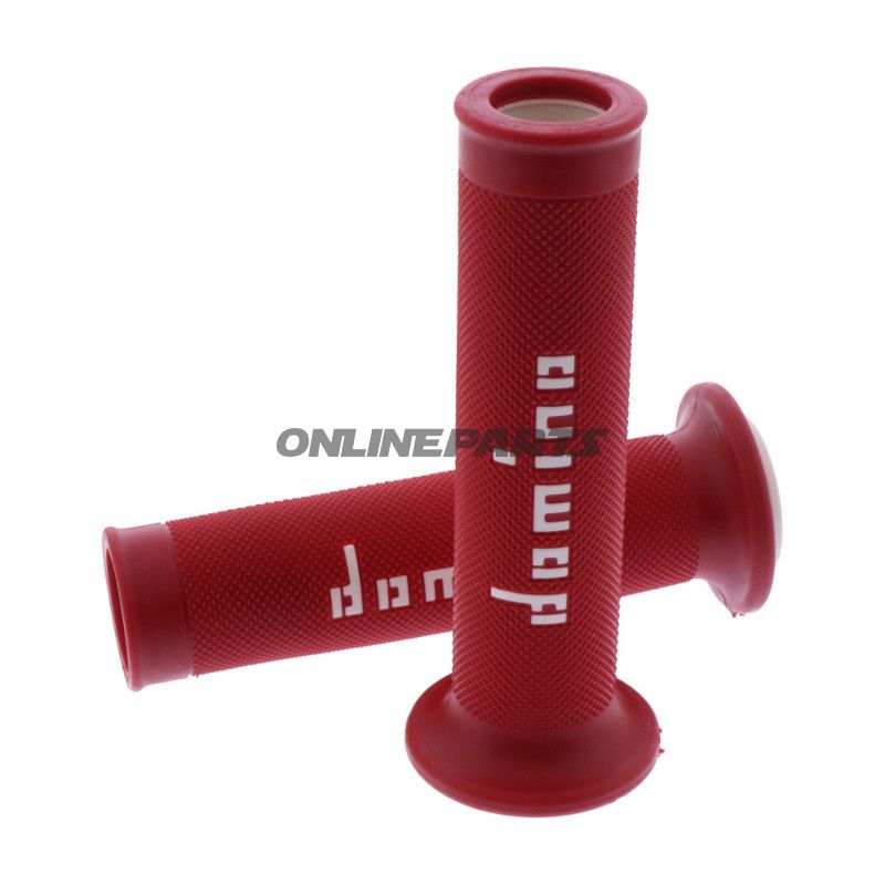 Griffgummi A010 rød/hvid Domino Diameter 22 mm. Længde 125 mm åben