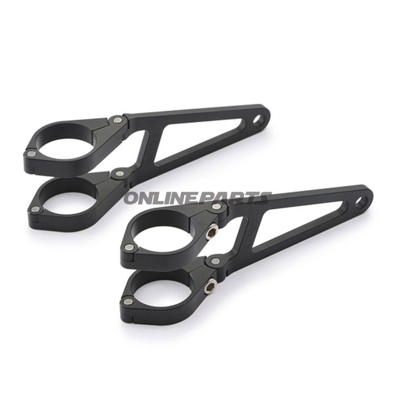 Lampeholder Daytona 35 mm lang Aluminium sort