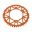 Bagtandhjul Aluminium 49 tænder 520 orange JT indre diameter 125 hulcirkkel 150