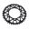 Bagtandhjul Aluminium 44 tænder 520 sort JT indre diameter 110 hulcirkel 130
