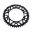 Aluminium Tandhjul 46Z tænder 520 sort JT indvendig diameter 134 hul cirkel 150